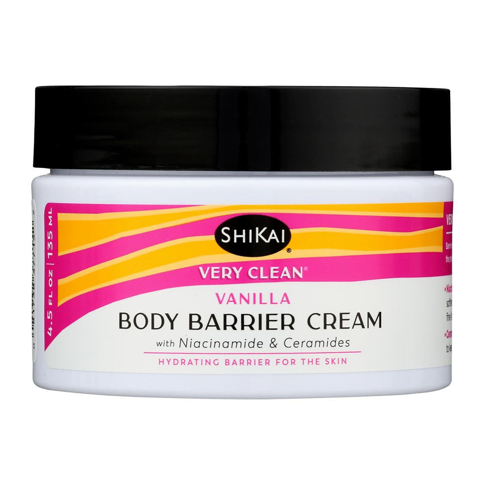 ShiKai Very Clean Body Barrier Skin Cream, Vanilla, 4.5 Oz